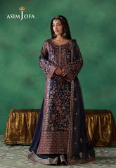 AJULN-13 Embroidered Javeria Net