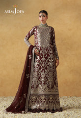 AJULN-17 Embroidered Raw Silk
