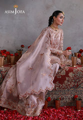 AJULN-15 Embroidered Zari Tissue Ne