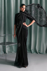 Embellished Chiffon Saree