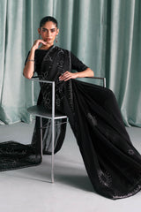Embellished Chiffon Saree