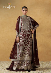 AJULN-17 Embroidered Raw Silk