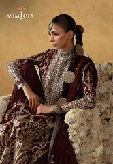 AJULN-17 Embroidered Raw Silk