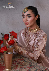 AJULN-15 Embroidered Zari Tissue Ne